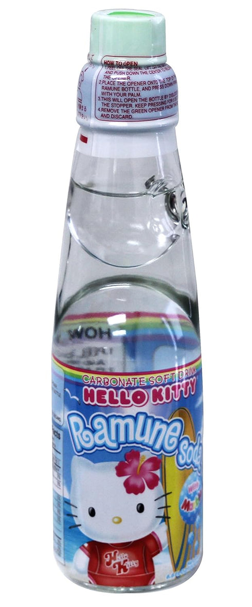 HATA Ramune Strawberry Drink Flavored, 6.6 Ounces, Bottle
