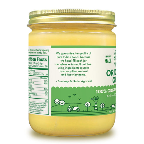 14 OZ PURE INDIAN FOODS Grass Fed Ghee