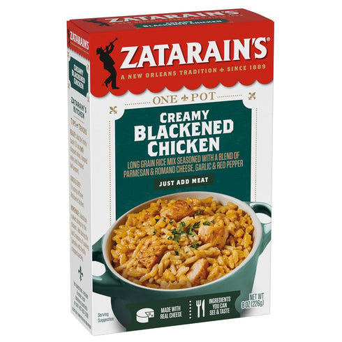 Zatarain's Creamy Blackened Chicken Rice, 8 oz (Pack of 8)