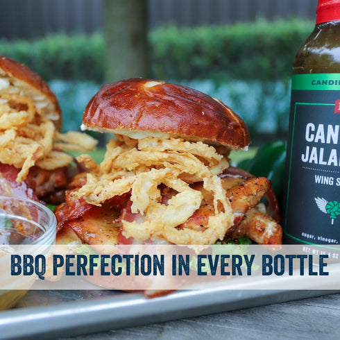 PS Seasoning Candied Jalapeno BBQ Chicken Wing Sauce - Sweet and Spicy All-Purpose Hot Sauce for Grilling, Dipping
