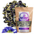Sou Zen Butterfly Pea Flowers (80 g) Dried Tea Leaves, Organic Nootropics, Natural Raw Drink Mix with Antioxidants