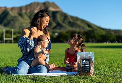 (2lb (pack 1)) Aloha Right Now Premium Mixed Arare Rice Crackers Mochi Crunch Japanese Hawaiian Style Asian Snack Mix