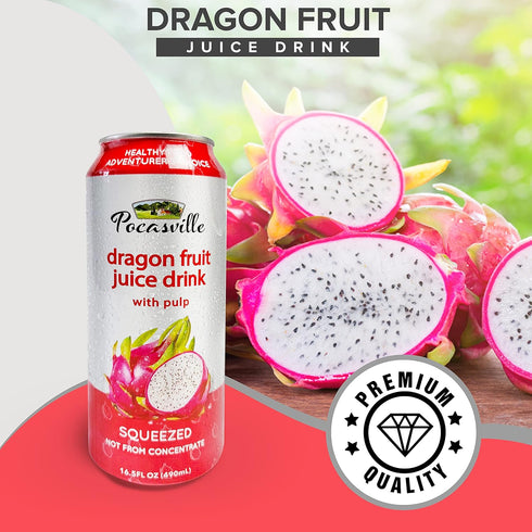 Pocasville 16.5 12 Fruit Juices, Squeezed not form Concentrate, Fluid Ounce Can (Mix, cans)
