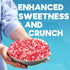 5oz Freeze Dried Fruit Bursts Candy - Mini All Reds l Hard Candy Mix Treat Snack Gift Bag Strawberry, Fruit Punch