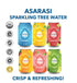 (12 Pack, Asarasi Organic Sparkling Tree Water - Aluminum Cans lime)