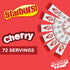 Starburst Singles To Go Powdered Drink Mix, 12 Boxes with 6 Packets Each, 72 Total Servings (Sugar Free, Cherry)