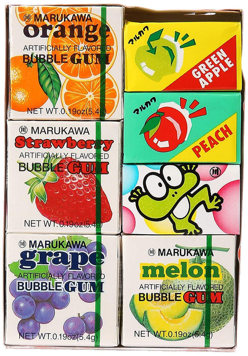 Marukawa 7 Pack Bubble Gum - 1.29oz (5 Pack)