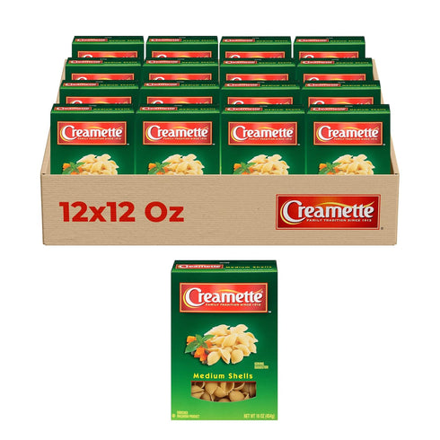 Creamette Pasta Shells Medium, 16 Ounces, 12 Per Case