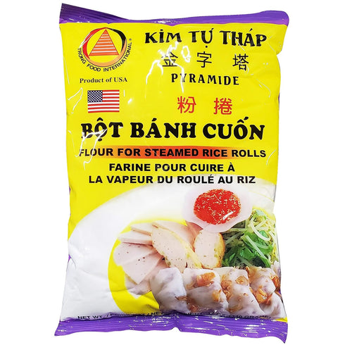 Mahavirx (6 Pack, 72oz) Kim Tu Thap Pyramide Bot Banh Cuon - Flour for Steamed Rice Rolls Total