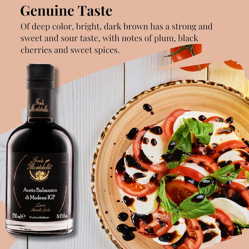 Tasting Combo - Balsamic Vinegar of Modena and Balsamic Vinegar Glaze, The Perfect Mix, IGP-Certified Balsamic Vinegar