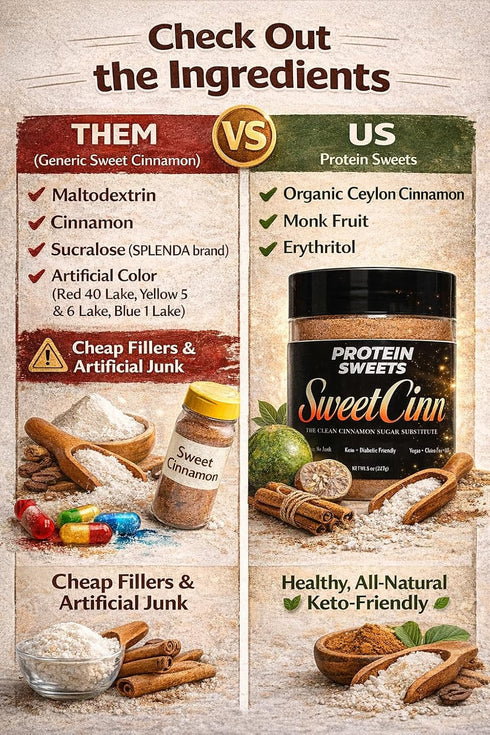 TRUE PATH 8 oz, SweetCinn, Clean Cinnamon Sugar Substitute, Keto and Diabetic Friendly, Vegan, Gluten-Free