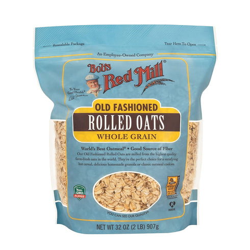 Bob's Red Mill Resealable Old Fashioned Regular Rolled Oats, 32 Ounce (Pack
