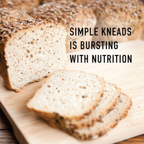 3 Pack 9 Simple Kneads Gluten-Free Pumpkinickel Bread Organic, Top Allergen-Free, Artisan-Style Loaves-Extra Virgin