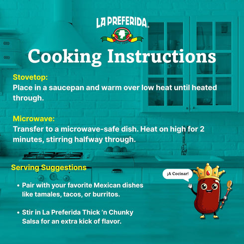 15oz. (Pack 6) La Preferida Canned Spanish Rice (Bold Flavor from Bell Pepper, Onion & Tomato) No Artificial Colors