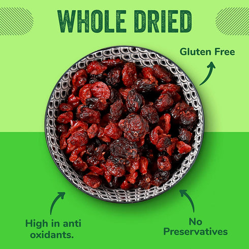 Dried Cranberries Original 3 Lbs (48 oz) Gluten & Peanut Free, Resealable Bag, Great for Salads and Cooking