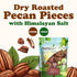 8 Food to Live Dry Roasted Pecan Pieces with Himalayan Salt, Ounces Oven Roasted, Lightly Salted, No Oil Added, Perfect