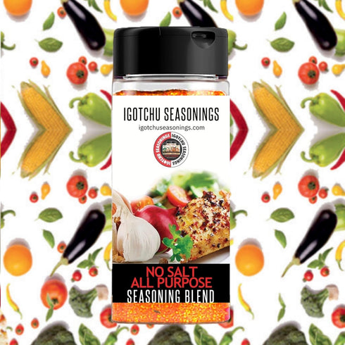Igotchu Seasonings - No Salt All Purpose Seasoning, Salt-Free & Sodium-Free Seasoning