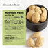 Packed (1 LB) DELICE - Almonds In Shell | Grown and in California | Fresh Buttery Taste and Easy to Crack | Whole, Raw