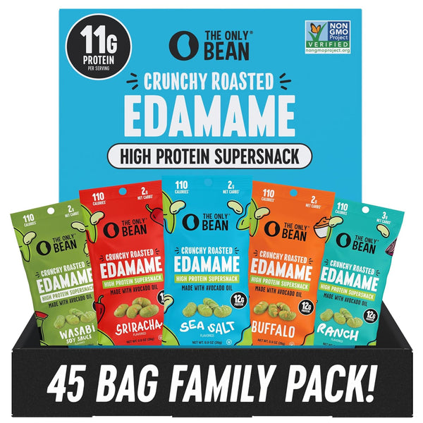 The Only Bean High Protein Snacks, Healthy Office Snacks, Healthy Snacks for