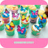 Butterfly Cake Toppers 40Pcs Set, GUCUJI Chocolate Mousse Cupcake Decoration (4 Patterns X 10)