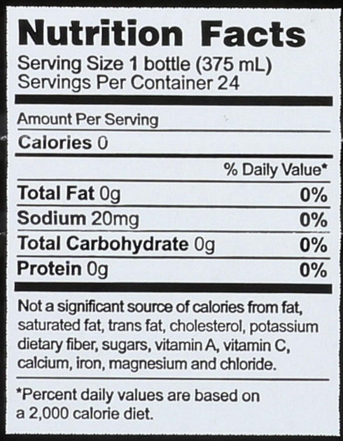 12.7 Voss Artesian Sparkling Water, Glass, Ounce