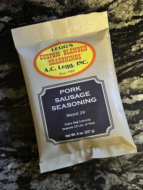 Old Plantation Seasonings 29 8 A.C. Legg - Blend - Pork Sausage Seasoning - Ounce
