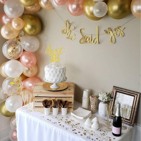 Rsstarxi 1 Pack 16th 16 16 16 16th Sweet Birthday Cake Topper Cheers to Years Sweet Cake Decorations Sixteen Hello