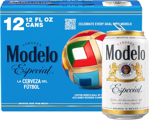 Modelo Especial Beer, 12 pk, 12 fl oz Cans, 4.4% ABV