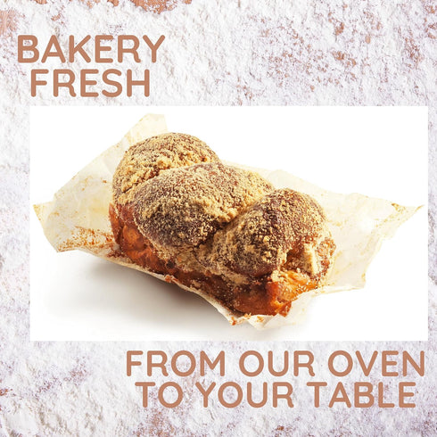 16 oz, Cinnamon Bread | Babka Cinnamon Cake | Traditional Babka Bread | Kosher & Nut Free | Baked Fresh Daily | Sterns