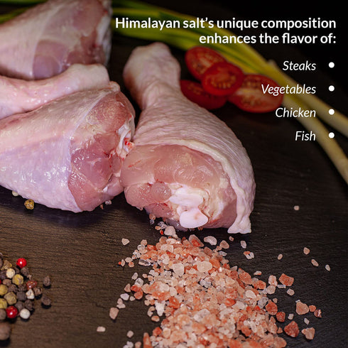 Coarse-2lbs/Each-6Pack,32 Himalayan Chef Pink Himalayan Salt, Ounce