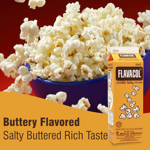 Flavacol Popcorn Season Salt (3 Pack, 35 oz each) - Total 105 Ounces
