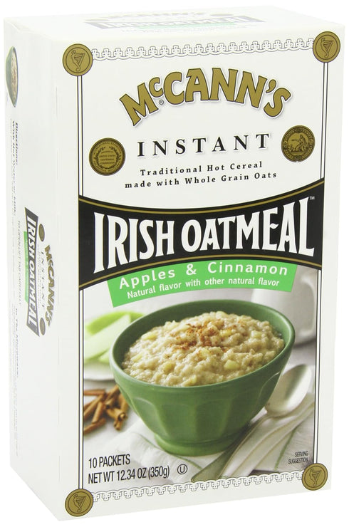 12.3-Ounce (Pack 6) McCANN'S Instant Irish Oatmeal, Apple & Cinnamon, Boxes