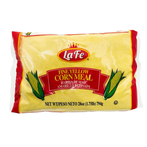 La Fe Fine Yellow Corn Meal 28oz - Harina De Maiz Amarillo