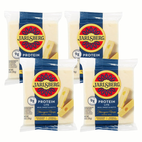 Jarlsberg Cheese Protein Lite Chunk, 6 oz Reduced Fat, Semi-Soft, Sweet &