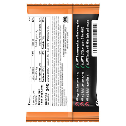 1 Dave'S Killer Bread Bars, Amped-Up Peanut Butter Organic Chocolate Chunk Protein Bar, Ounce