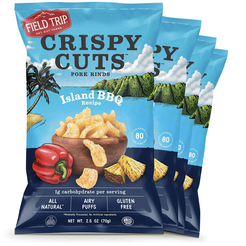 Field Trip Gluten Free Pork Rinds, Paleo and Keto Friendly Airy Puffs,