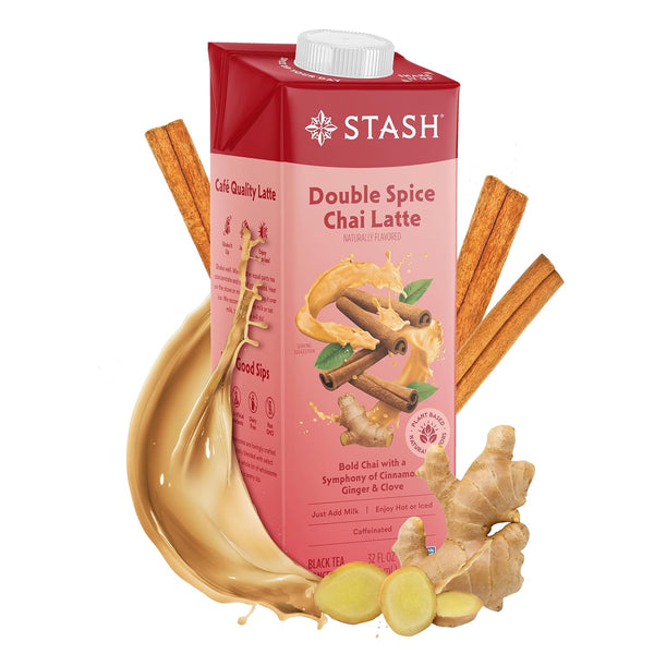 STASH Double Spice Chai Latte - Dairy Free Plant Based Tea Concentrate