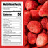 16 Oz Frozen Freeze-Dried Whole Strawberries - Dehydrated Fruit - No Sugar Added, No Additives - Premium Natural