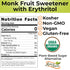 2 Lbs 32 Anna and Sarah Organic Monk Fruit Sweetener with Erythritol, Plant-Based Sugar Alternative, Kosher, NON GMO