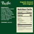 32 oz (Pack 5) Pacific Foods Original Organic Almond Milk, Plant Based Milk, Carton