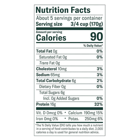 32oz Chobani Non-Fat Plain Greek Yogurt
