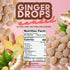 3 SweetGourmet Natural Sanded Ginger Drops, Old-Fashioned Hard Candy, Bold Spicy Flavor, Sugar-Coated, Pound Bulk Bag