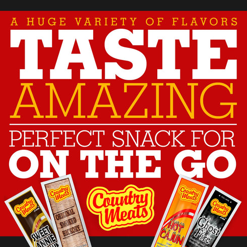 Country 0 (9 Pack) Meats, Meat Sticks, Trans Fat, USDA Certified, Good Source of Protein, Carb Conscious Snack Meat