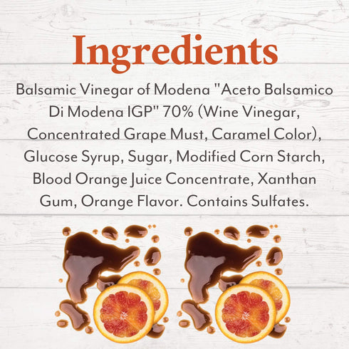 12.9-Ounce Roland Foods Blood Orange Balsamic Vinegar Glaze, Specialty Imported Food