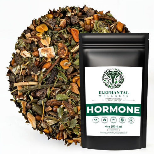 Elephantal Wellness Premium Hormone Herbal Tea | PCOS, Hormonal Balance & Mood Support with