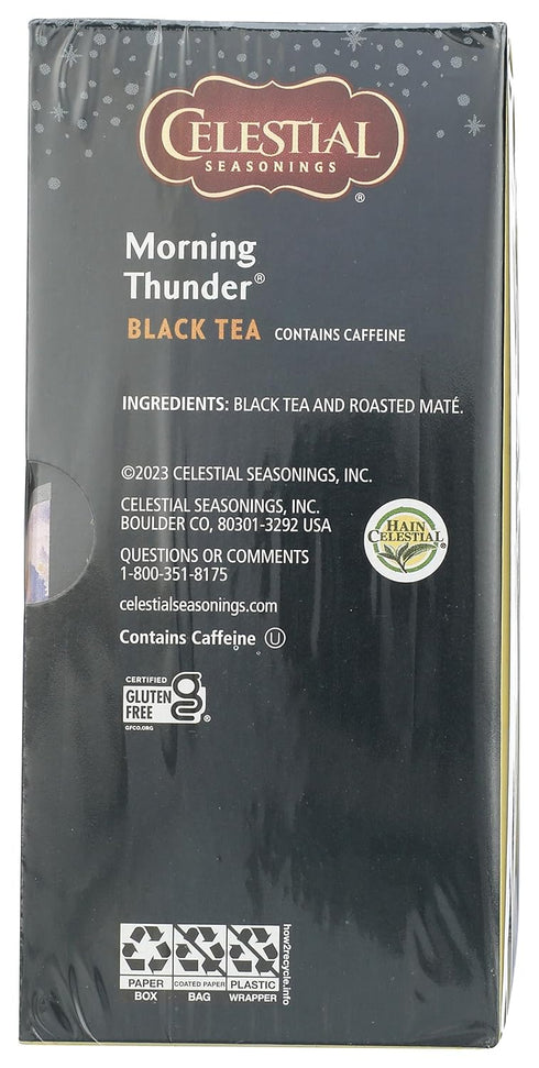 20 Celestial Seasonings Morning Thunder Tea, ct