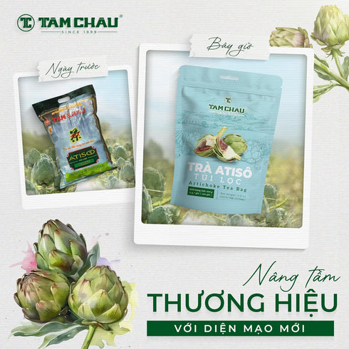 Tam Chau 100 200 Artichoke Tea, Value Bag of Teabags, Gram
