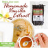50 ~5" Organic Grade A Madagascar Vanilla Beans. Certified USDA Organic for Extract and All Things Vanilla. by