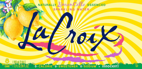 12 Oz (pack 8) La Croix Sparkling Water, LimonCello, Fl