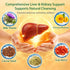 Halpilt 8 (1) Liver Detox Herbal Tea, Liver Detox Tea Organic, Dandelion Chrysanthemum Cassia Seed Goji Berry Tea, Milk